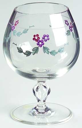 Bel Fiore Brandy Glass