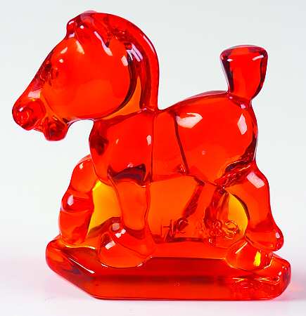 Heisey Animals & Figurines Oscar (Plug Horse)-Tangelo