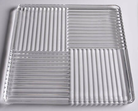 Metropolis 11" Square Serving Tray by Val St Lambert