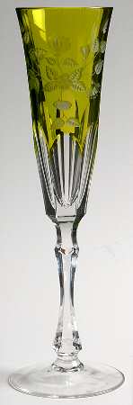 VGC4 Yellow Green Fluted Champagne
