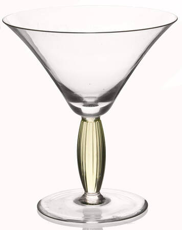 New Cottage Light Green Martini Glass