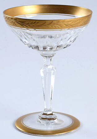 Treves Dore (Wide Gold Encrusted) Champagne/Tall Sherbet