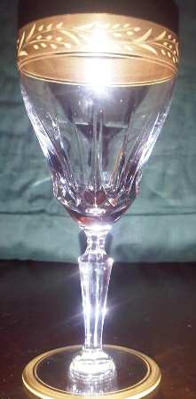 Treves Dore (Wide Gold Encrusted) Water Goblet