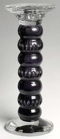 Ado Amethyst Single Light Candlestick by Val St Lambert
