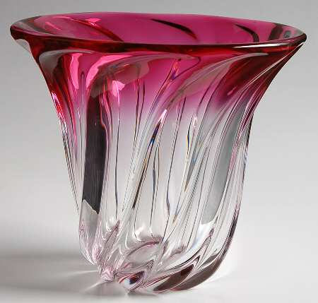 Free Form 6" Rose Torsade Vase