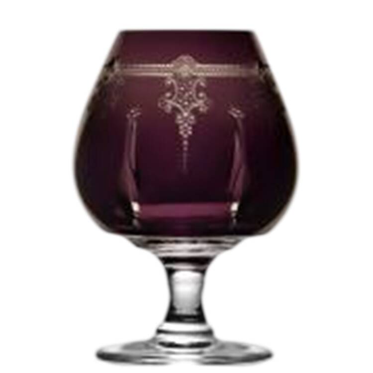 Lisbon Amethyst Brandy Glass