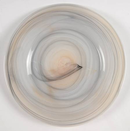 Alabaster Glass (Taupe) Service Plate