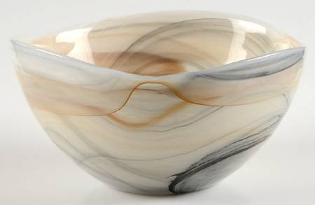 Alabaster Glass (Taupe) 6" Cereal Bowl