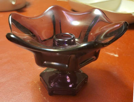 Epic Amethyst 3" Single Light Candlestick