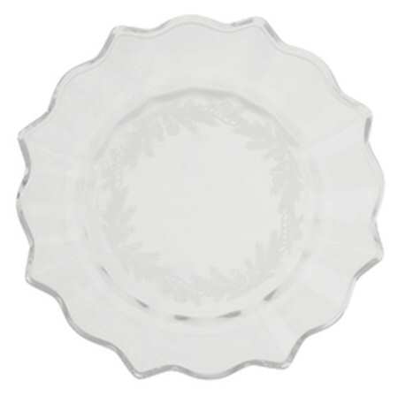 Christmas Glass Accessories 9" Salad Plate