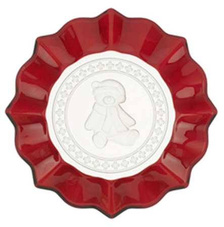 Christmas Glass Accessories 9" Salad Plate