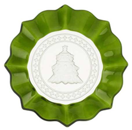Christmas Glass Accessories 9" Salad Plate