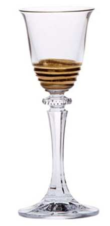 Eternity Gold Cordial Glass
