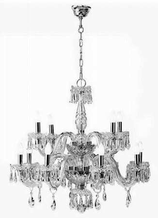 Diamond 12 Arm Chandelier