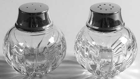 Fantasy (Cut) Salt and Pepper Shakers with Metal Lids