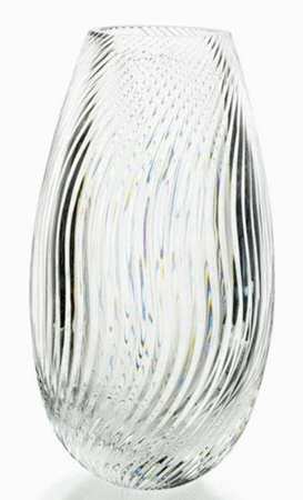 Pleats 13" Teardrop Vase