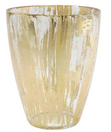 Rufolo Gold 7" Flower Vase