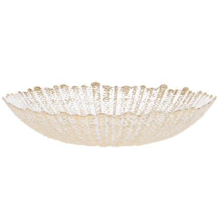 Rufolo Gold 16" Round Serving Bowl