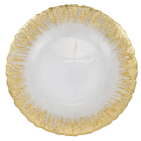 Rufolo Gold Canape Plate