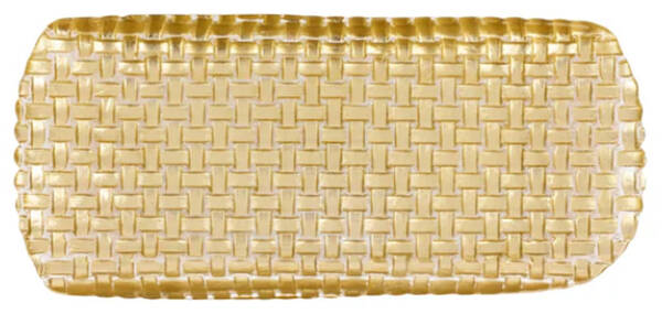 Rufolo Gold 15" Rectangular Tray