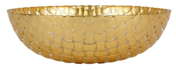 Rufolo Gold 8" Round Bowl
