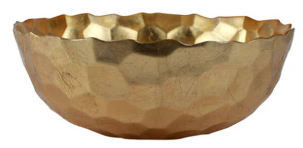 Rufolo Gold 10" Round Bowl