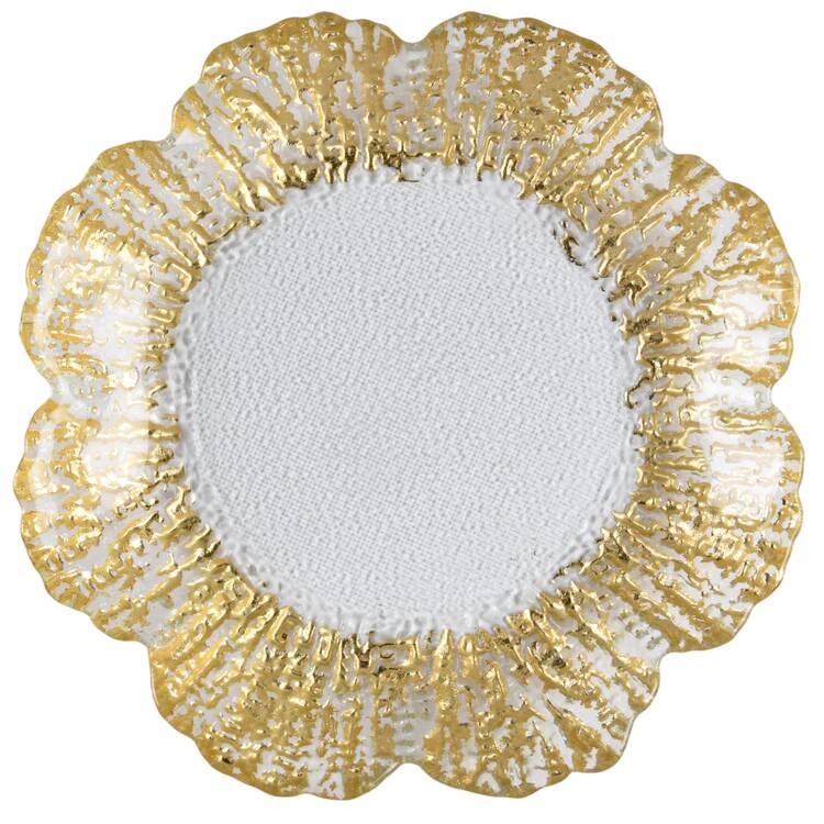 Rufolo Gold Canape Plate