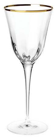 Optical Gold Water Goblet