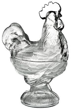 Le Coq Gray Rooster Box