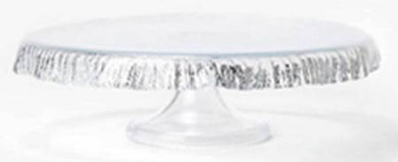 Rufolo Platinum 12" Diameter Cake Stand/Pedestal