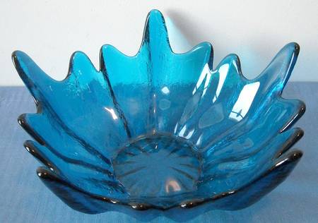 Epic Blue (Bluenique Textured) 10" Round Bowl