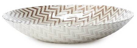 Chevron 12" Round Bowl
