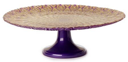 Peacock 13" Diameter Cake Stand/Pedestal
