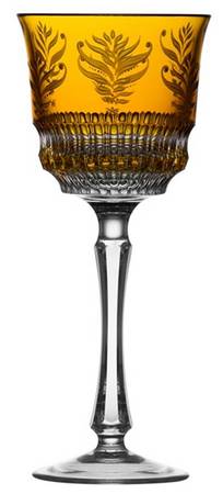 Veronese Amber Water Goblet