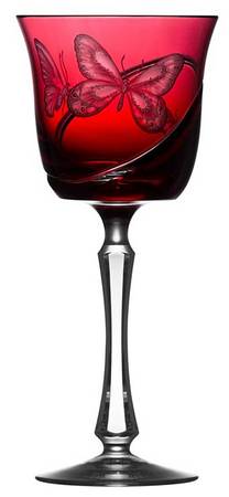 Metamorphoses Raspberry Water Goblet