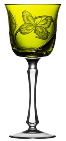 Metamorphoses Yellow Green Water Goblet
