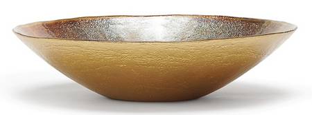Earth Glass 12" Round Serving Bowl