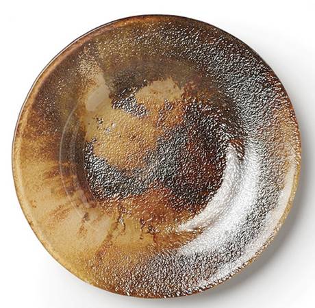 Earth Glass Salad Plate