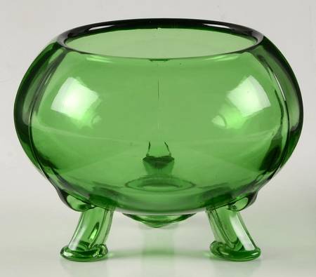 10 Green 3" Rose Bowl