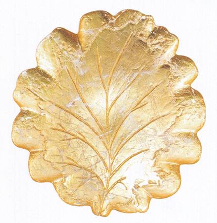 Moon 15" Leaf Shape Platter