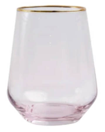 Rainbow Stemless Wine