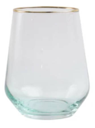Rainbow Stemless Wine