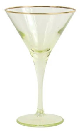 Rainbow Martini Glass