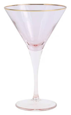 Rainbow Martini Glass