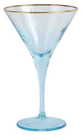 Rainbow Martini Glass