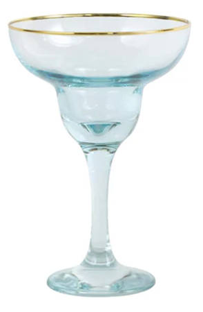 Rainbow Margarita Glass