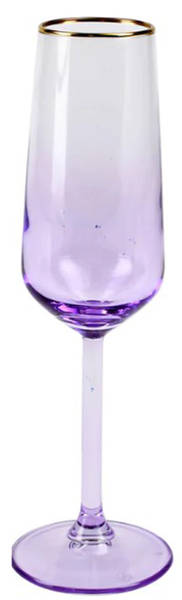 Rainbow Fluted Champagne