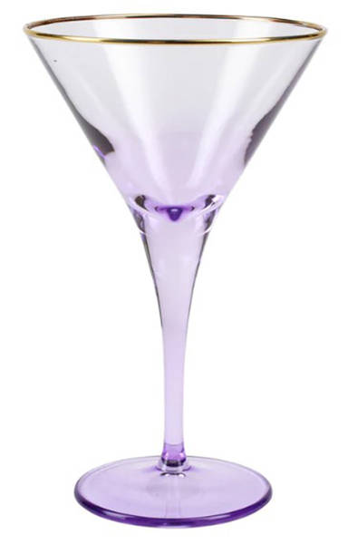 Rainbow Martini Glass