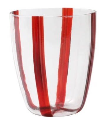Stripe 12 Oz Flat Tumbler