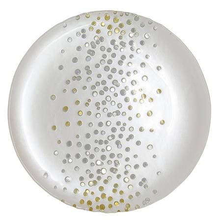 Confetti Glass Dinner Plate